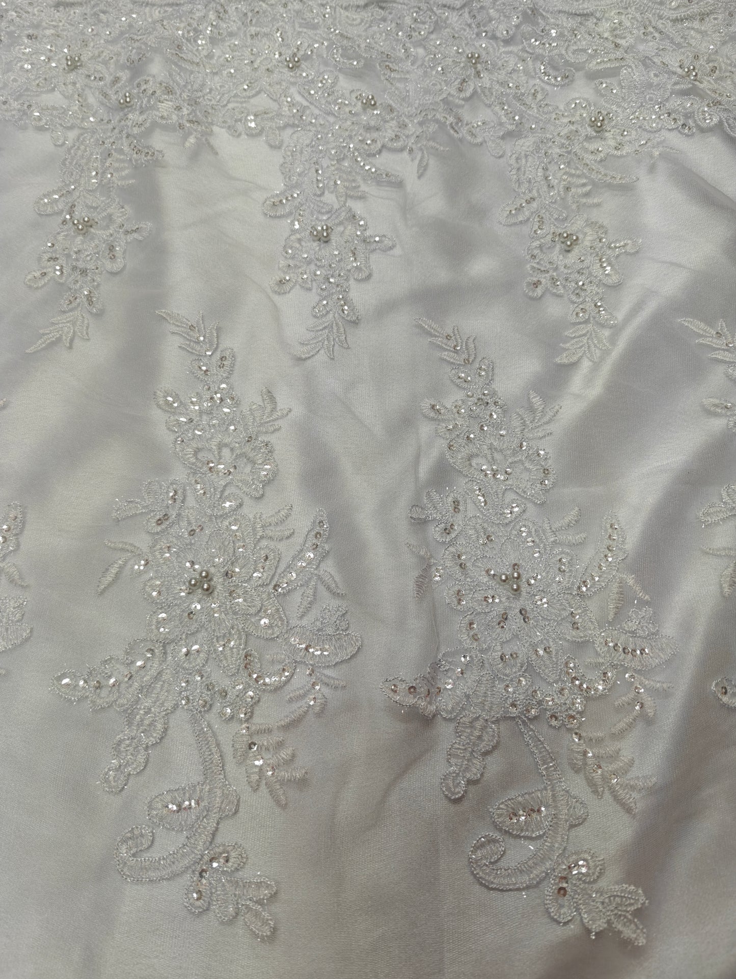 FIDAU(Tonga coffin cover) Bling flowers lace style