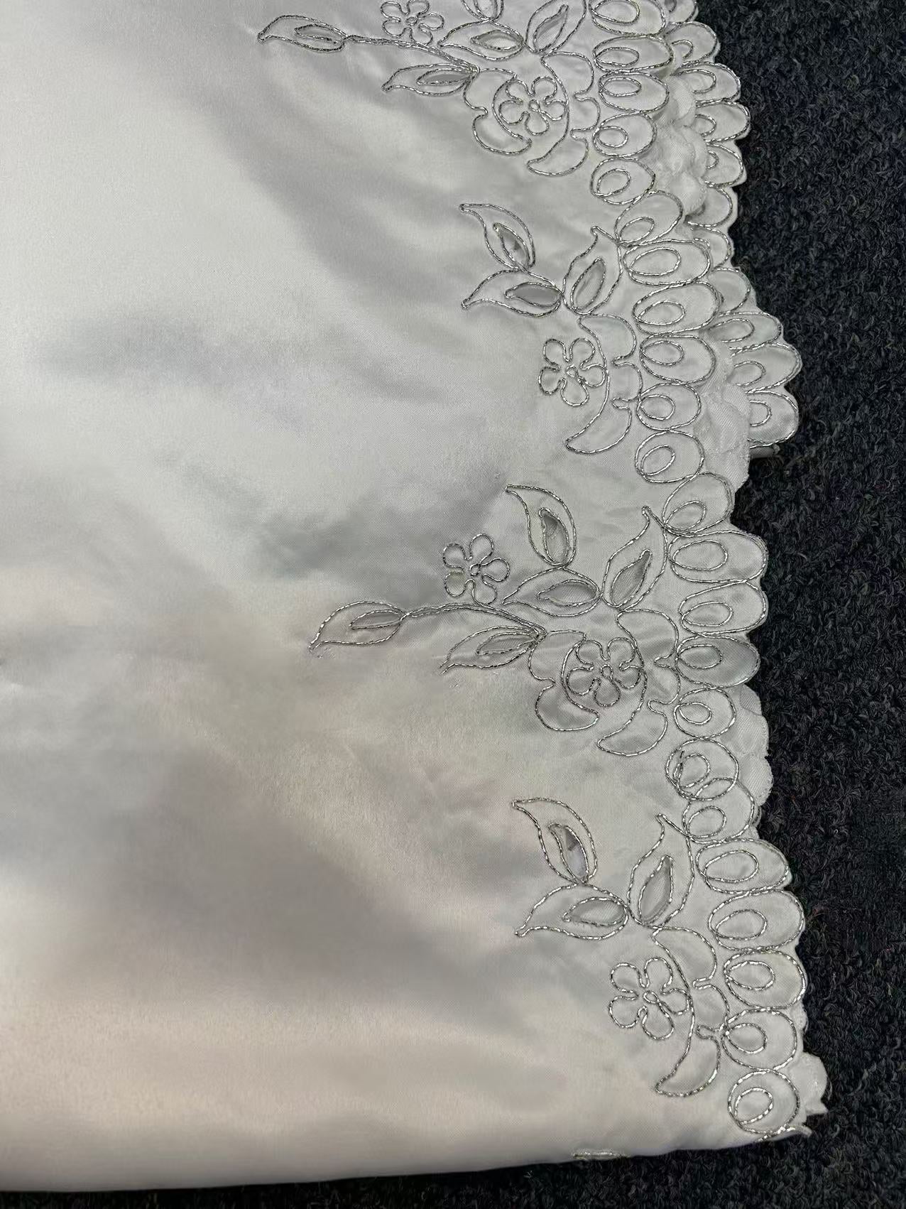 Purple cross coffin cover