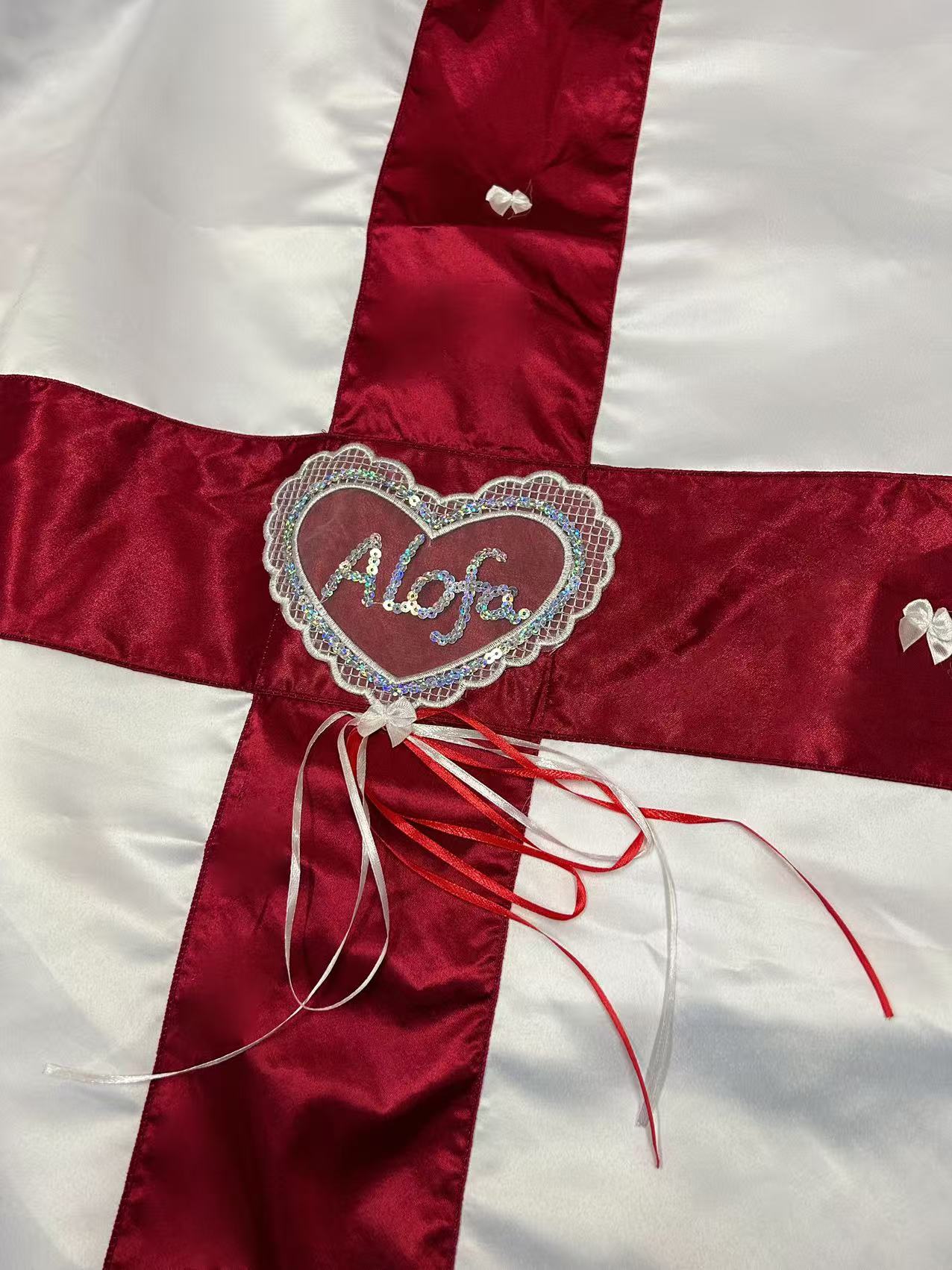 Red cross coffin cover