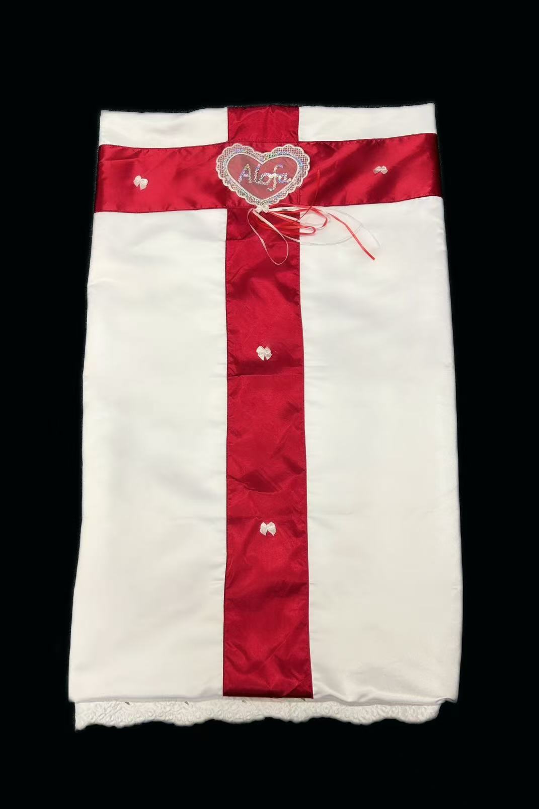 Red cross coffin cover