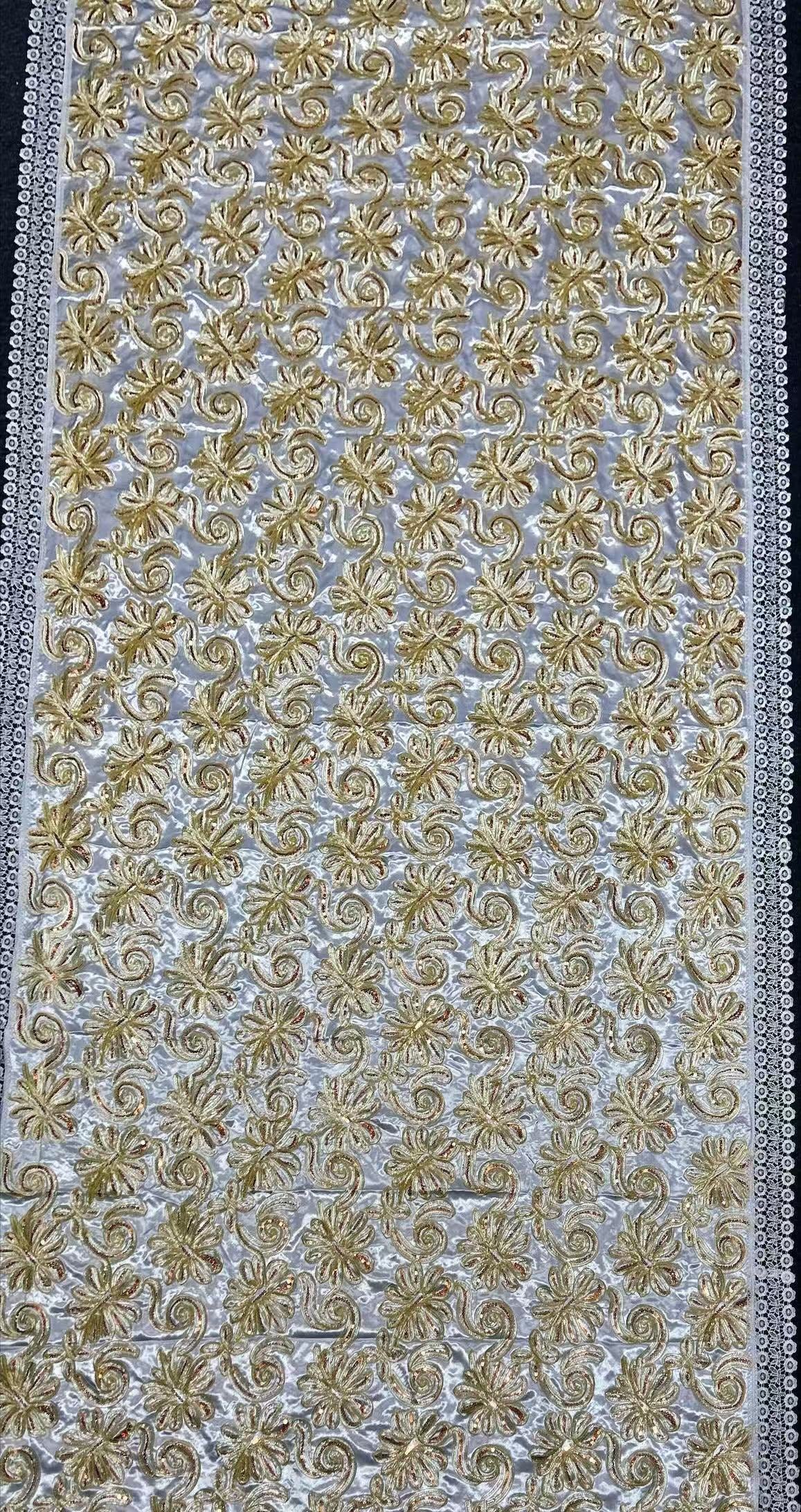 Plain GOLDEN FLOWERS coffin cover