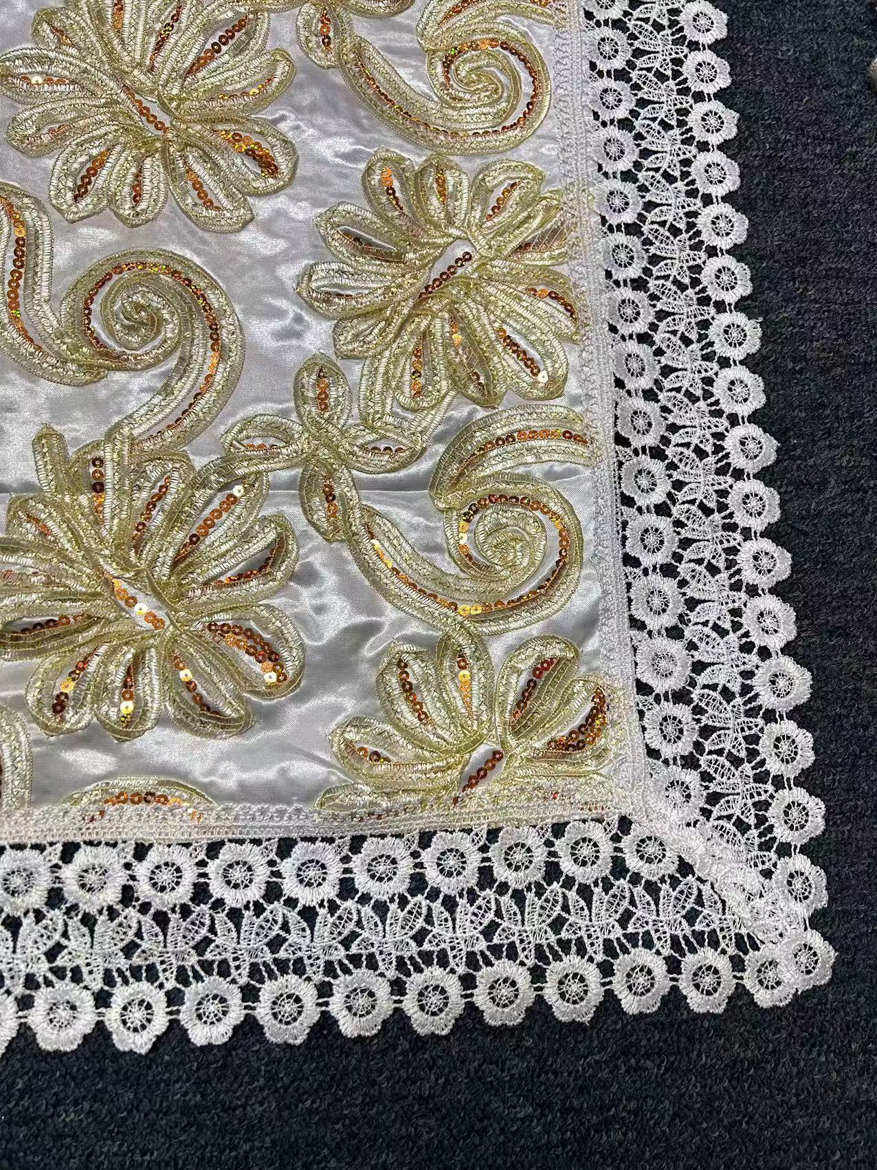 Plain GOLDEN FLOWERS coffin cover