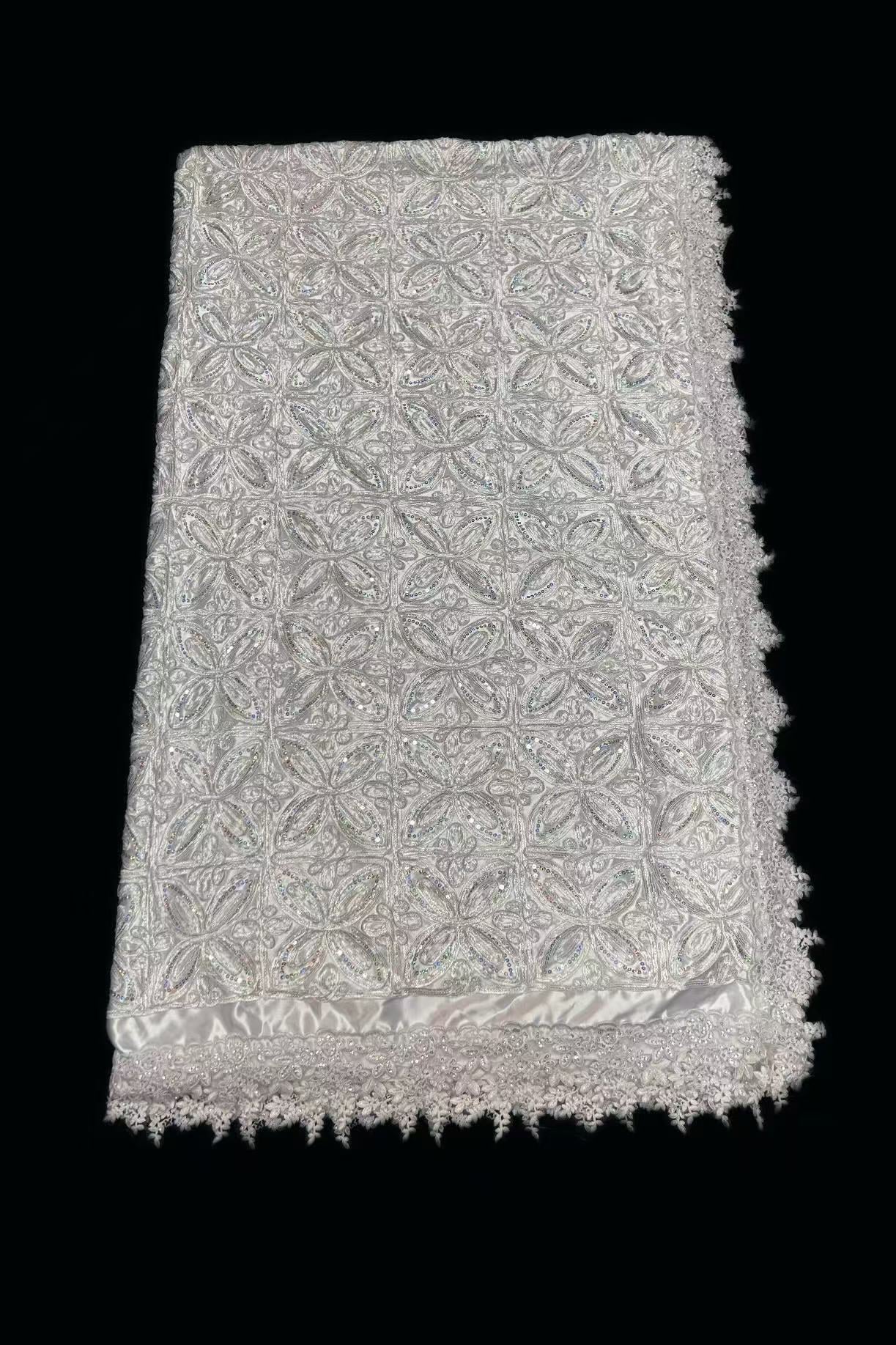 3D Silver BLINGING coffin cover