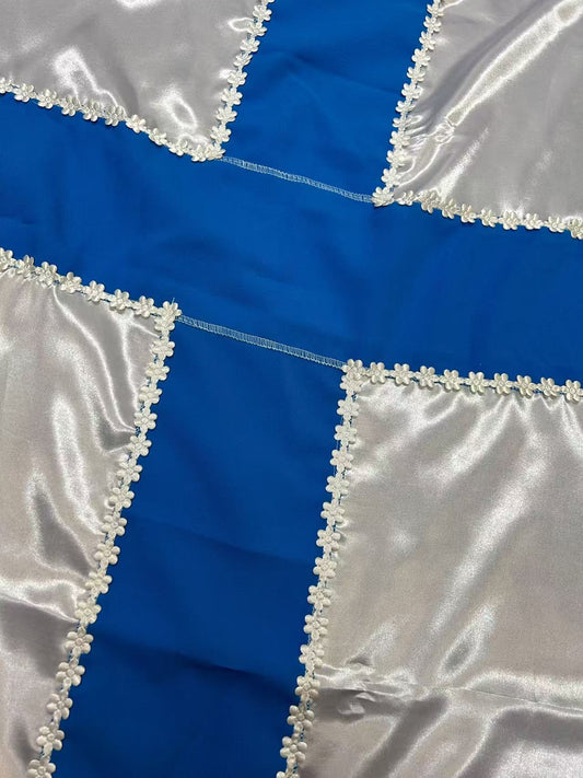 Simple colorful crosses coffin cover