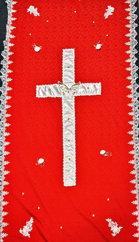 Custom made Patents coffin cover (RED)